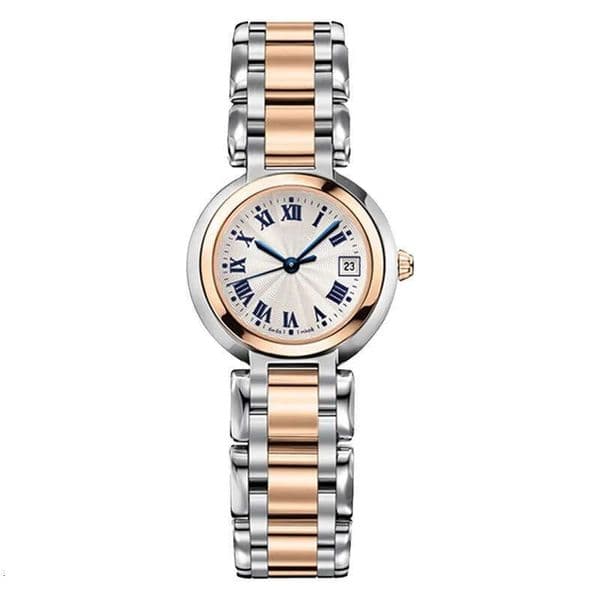 Fashion women's Watch Diamond quartz simple temperament, accurate travel time, Roman literal fine steel bracelet size 30mm