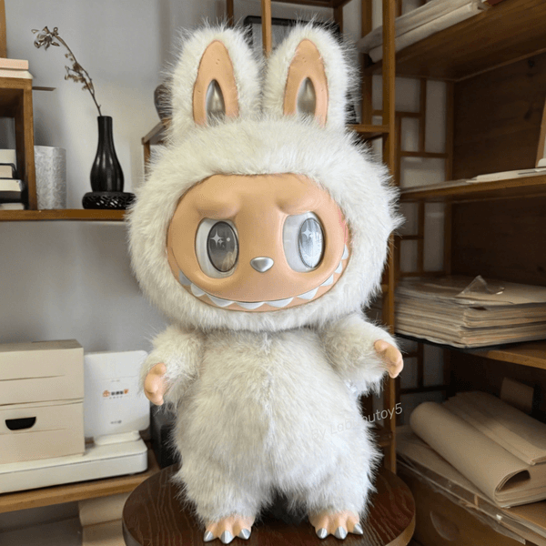 The Monsters Labubu Large Size Zimomo Angel In Clouds 58cm White Vinyl Plush Doll Collectible Figure Birthday Gifts YIZHIXING