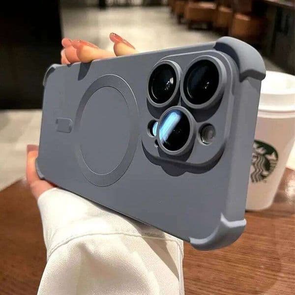 Luxury Wireless Charge Case For iPhone 15 14 13 12 16 Pro Max Plus Soft Liquid Silicone Magnetic Shockproof Bumper Cover 26L0324