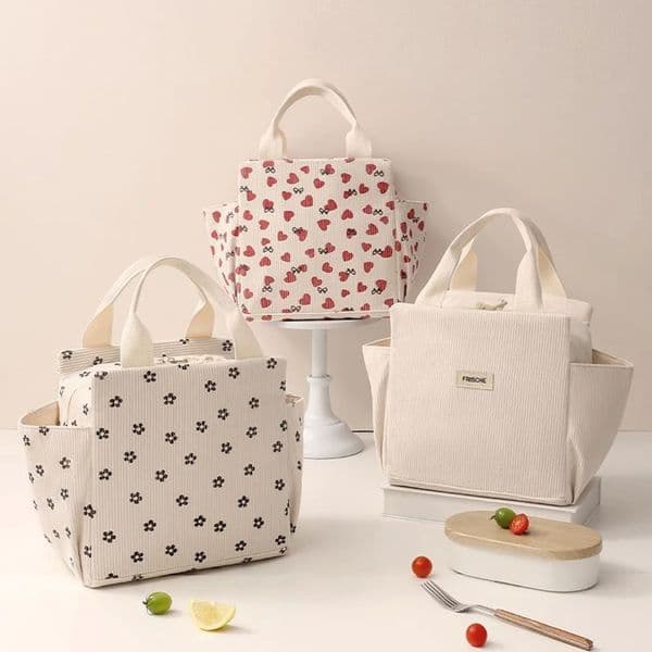 This lunch bag insulated box reusable leakproof large refrigerated handbag is suitable for both men and women ADH 260324