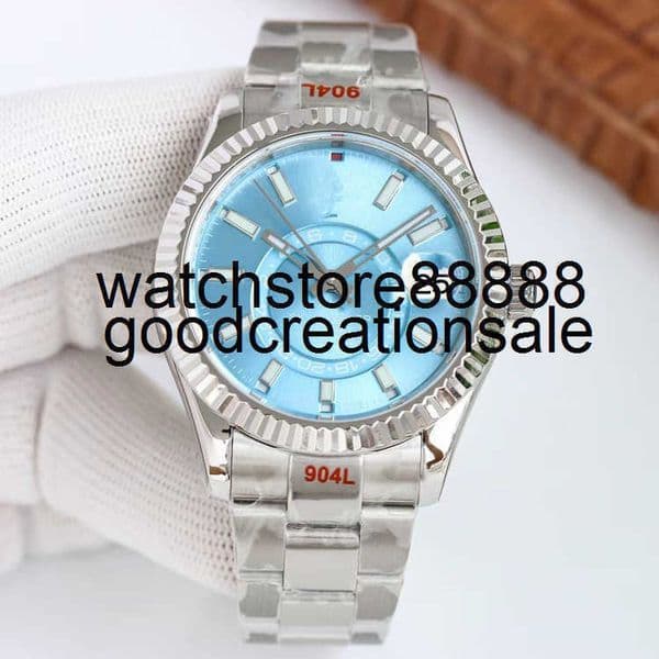 Premium Luxury Watch Automatic Mechanical R-Style Watch for Men-Stainless Steel Bracelet Sapphire Crystal CKUW