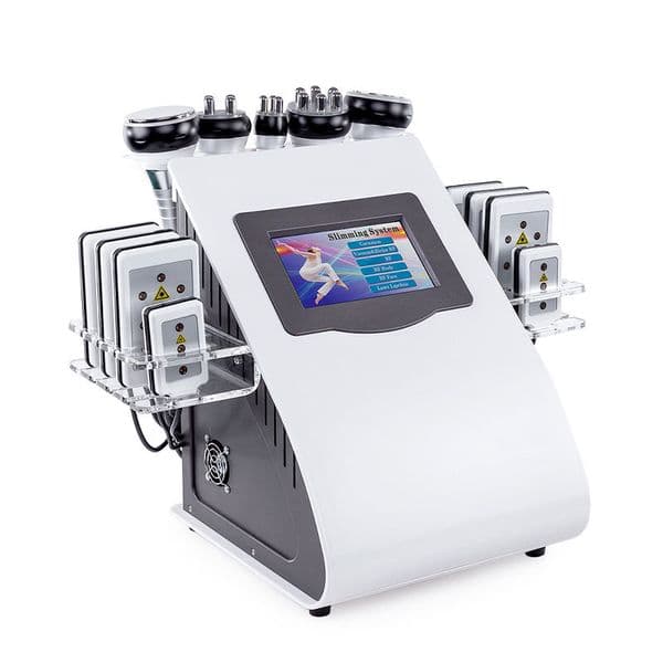 6 in 1 Cavitation Machine 40K Vaccum Rf Skin Tightening Body Shape Weight Loss Fat Cavitation Machine