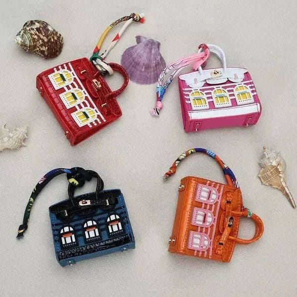 Mini Backpackhanging House Bag For Airpods 4 Pro 2 Galaxy Buds Headphone Case Holds Small Items With Lanyard 26L0324