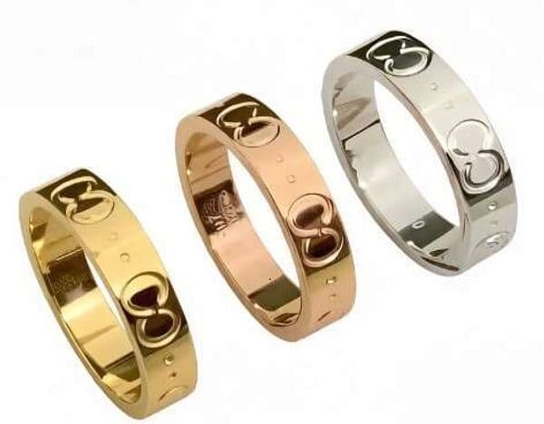 Luxury Nail Men Designer Ring Love for Women Fashion Stainless Steel Engraved Letter Brand Jewelry Wedding Rings Size 5-11