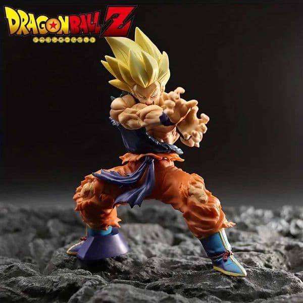 16CM PVC Action Figures Model Dolls Dragon Ball Z Kamehameha Son Goku Figure Super Saiyan Kakarotto Toys for Children Gifts W260324