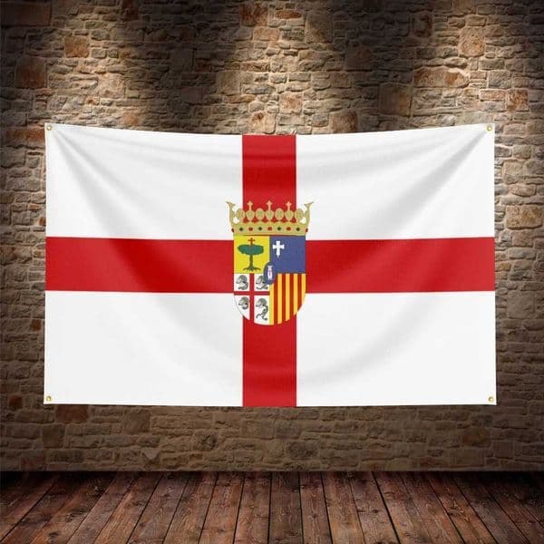 Zaragoza Spain Spanish Flag For Decor L260603