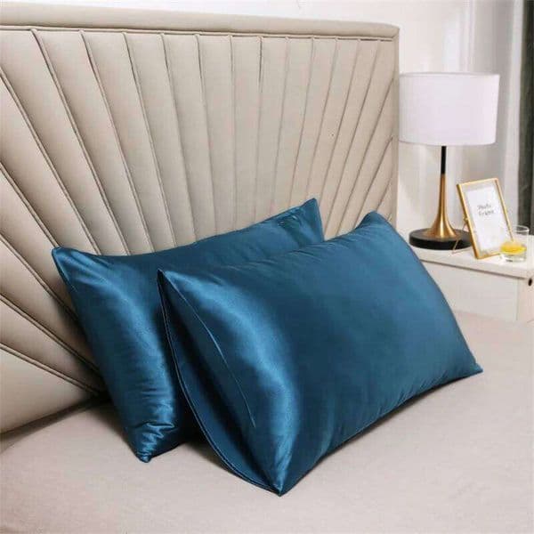 2PCS Pillowcase 100% Silk Cover Silky Satin Hair Beauty case Comfortable Pillow Case Home Decor 51*76CM 26H0324