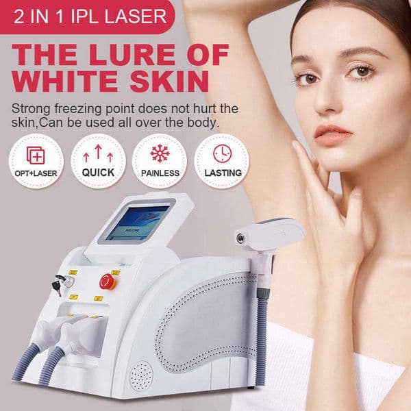 Multifunction E-Light OPT Hair Removal Super Picosecond Laser Tattoo Removal Machine Permanent Hair Removal Washing Eyebrow Remove Pigments Machine