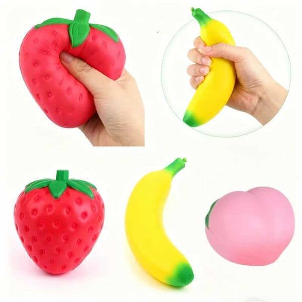 Super Jumbo Strawberry Squishy Slow Rising Antistress for Adults Anti-Anxiety Fidget Toy Kid Grownups Squeeze with Non-Toxic Toy Z260324