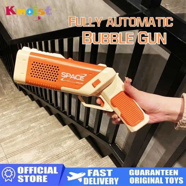 Automatic Bubble Gun Childrens Hand-Held Electric Bubble Machine Toys for Boys Girls Party Outdoor Wedding Toy Kids Gift K260324