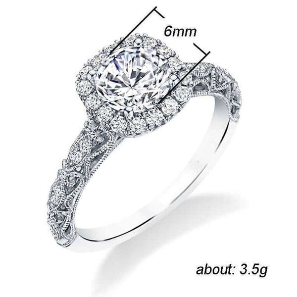 Jewelry best-selling jewelry wedding wish new engagement Moissanite women's couple rings wholesale manufacturer