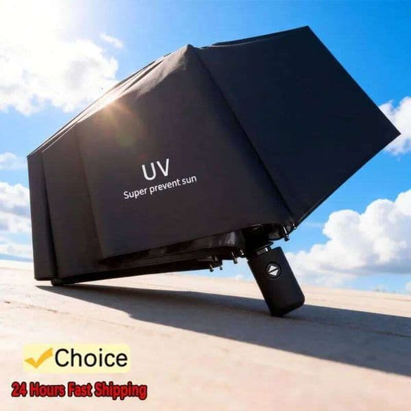2026 New Fully Automatic Travel Camping Outdoor Sunscreen Women's Umbrellas Sun Umbrella for Both Sunny and Rainy 26Y0324