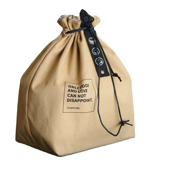 Large Insulated Aluminum Foil Lunch Bag Handle Picnic Student Bento Handbag lunch bags for men 260324BJ