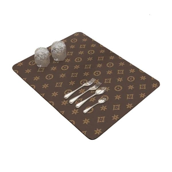 Countertop Drying Mat Kitchen Sink Cup Bowl Plate Draining Bar Heat Insulation