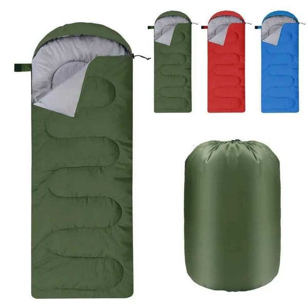 Camping Sleeping Bag Ultralight Waterproof 4 Season Warm Envelope Backpacking Sleeping Bags for Outdoor Traveling Hiking H260323