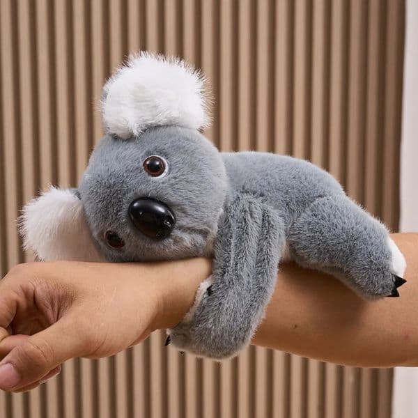 Forest Animal Slapping Wristband Koala Tiger Bracelet Hug Slap Snap Wrap Kawaii Rabbit Leopard Plush Hand Ring Kids Toys 260323BJ