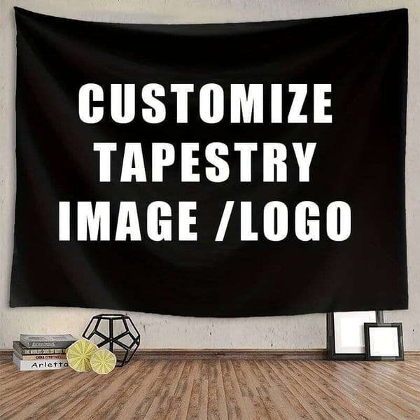 Custom Tapestry Personalized Photo Tapestrys Anniversary, Birthday, Wedding Party Decoration Background Banner Home Decor 26W0324
