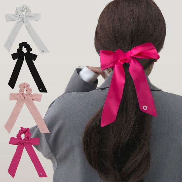 Love Knots Tie Scrunchie Mini Hair Scrunchies Elastic Hair Bands Candy Color Women Girls Ponytail Ties Rope Hair Accessories