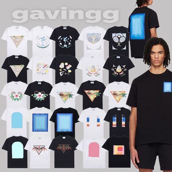 Luxury Shirts Designer T-Shirts Men's Fashion T-Shirts High Quality Summer Short Sleeves Unisex Street T-Shirts Spring Summer New Colourful Printed T-shirt