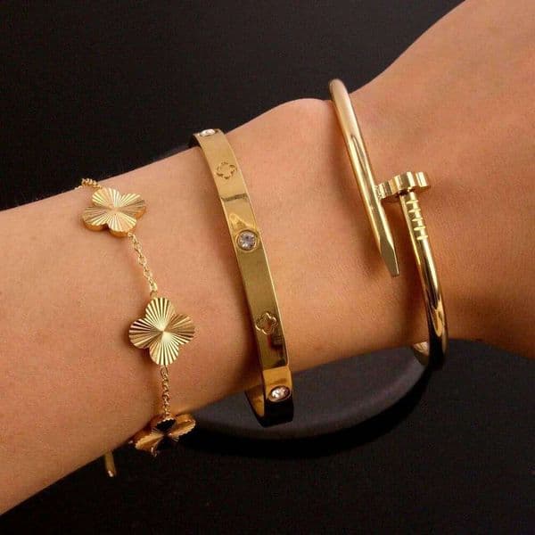 Fashionable Versatile Classic Bracelet High End Ladies' Nail Jewelry Zinc Alloy Eco Friendly Plated 26W0324