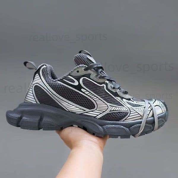 2026 Designer Track 3.0 Shoes Triple Platform Trainer Sneakers Men Women Leather Sneaker White Black Green Blue Nylon Printed Platform Shoe 35-46 x11