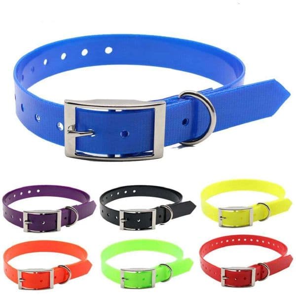 New Fashion Dog Collar High Quality TPU + Nylon Waterproof Deodorant Resistant Dirt Easy Clean Collars 7 Colors Pet Supplies 26H0324