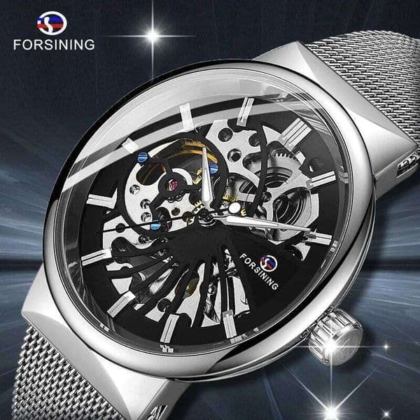 FORSINING Watch Men Waterproof Mechanical Watches Man Fashion Skeleton Wristwatch Sophisticated Timepiece Relogio Masculino