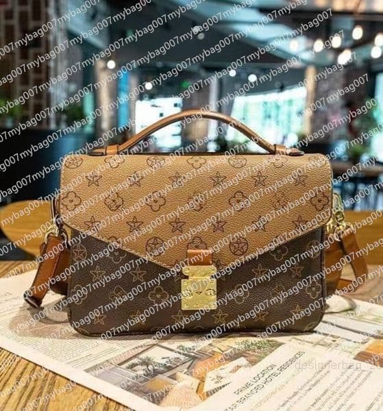 2025 Top Designers Shoulder Bags Women Handbag Oxidizing Leather POCHETTE Elegant Messenger Bag Luxury Crossbody Shopping Purses Tote