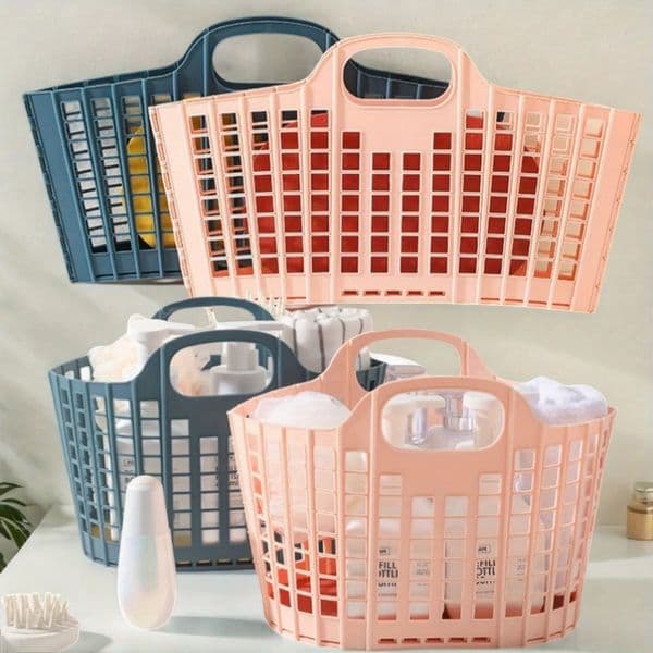 Foldable Handheld Dirty Clothes Basket Makeup Productsjewelry Headphone Cableswires Laundry Storage for Changing 260324BJ