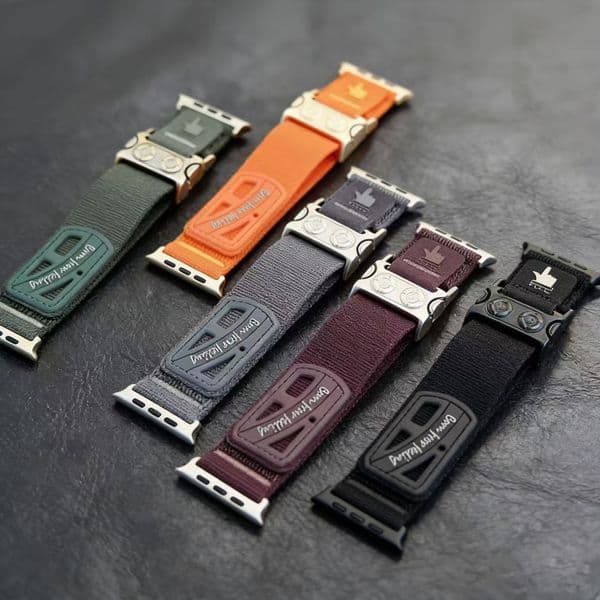 Magnetic Quick Release Rugged Nylon Band for Apple watch series 11/10/9/8/7/6/5/4/3/Ultra/2 Sport Tactical Strap for iWatch 38 40 41 42 44 45 46 49mm Accessories