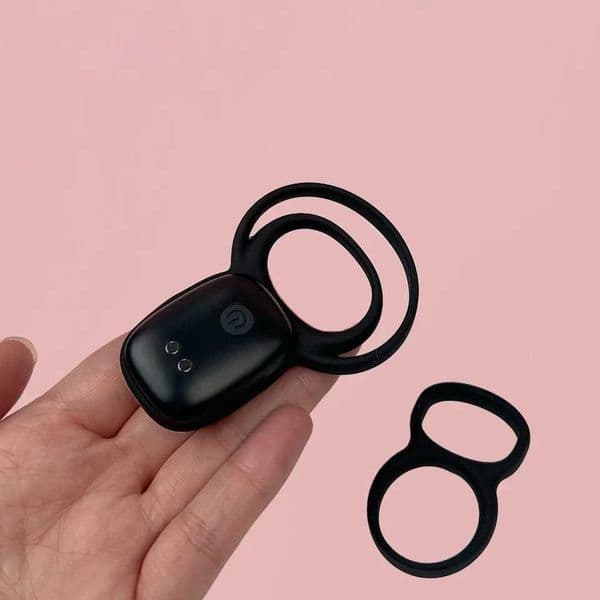 One Vibrator Two Rings Double Joy Vibrating Cock Ring 10 Modes Penis Ring Couple Sex Toy Clit Stimulation Ejaculation Delay gbamboo2017_6YOU