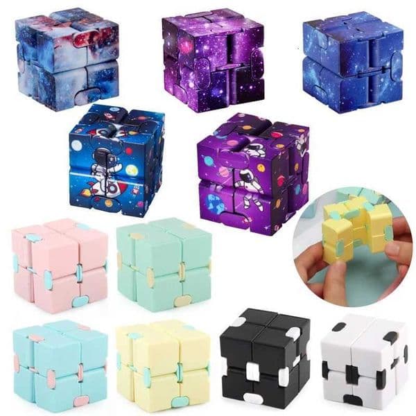 Infinity Cube Flip Adhd Toys Anxiety Toy Fingertips for Game Puzzle Antistress Magic Finger Fidget Autism Hand Gifts Children Z260324