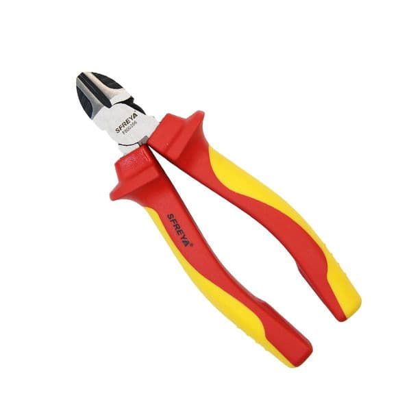 SFREYA F8002 Insulated Eccentric Diagonal Pliers High-voltage Resistant Diagonal Pliers Industrial Light Weight Tool