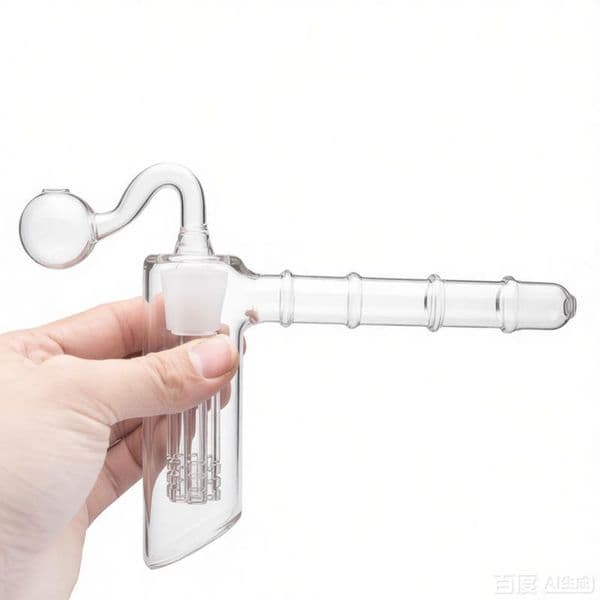 Wholesale Hammer Design Glass Smoking Oil Burner Pipe 14mm female Water Pipes Bubbler Dry Herb Tobacco Smoke bong Bubble