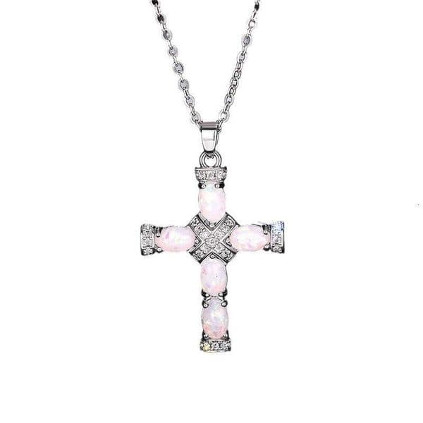 manufacturer direct sales of necklaces new stylish and unique imitation opal collarbone chain Hip Hop street style necklace