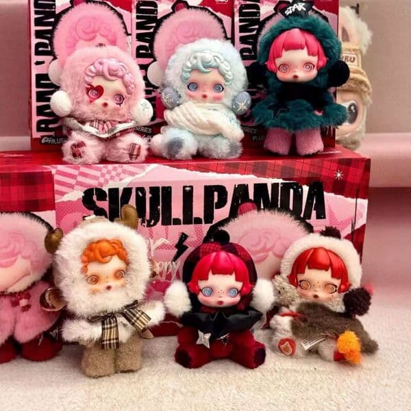 Doll Doll Winter Symphony SKULLPANDA Series Reissue Vinyl Plush Blind Box Trendy Toy Figure Pendant Luanyun