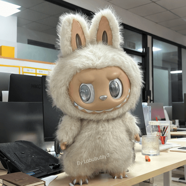 High Quality The Monsters Labubu Large Size Zimomo Angel In Clouds 58cm Giant Vinyl Plush Doll Soft Stuffed Collectible Figure Toys Desktop Ornament YIZHIXING