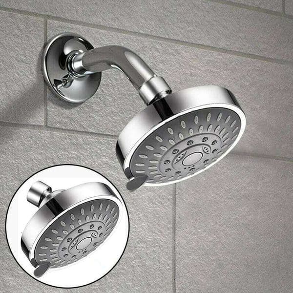 4Inch High Pressure 5 Modes Adjustable Rainfall Shower Head Sprayer Bathroom Fixture Faucet Replacement Part 26Y0324