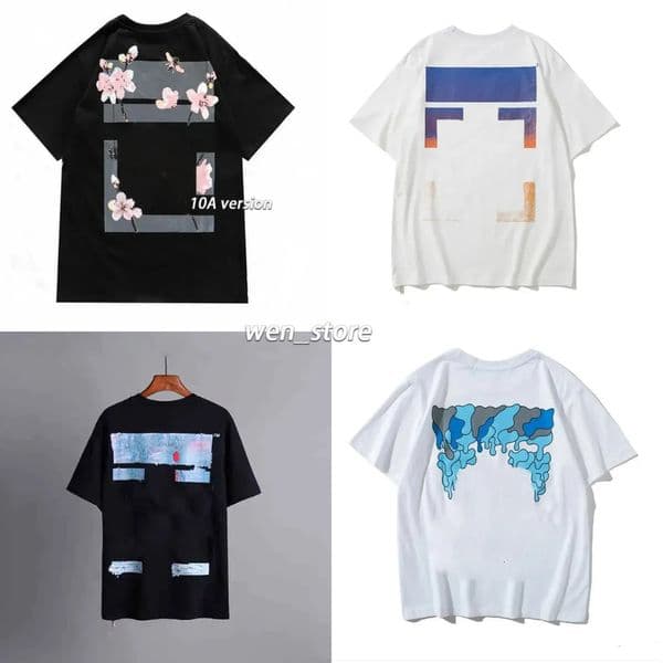 off whte T-Shirts new fashion Designer Tees Tops off whiteair T Shirt Summer High Quality Cotton Loose Casual Short Sleeves off Shirt Tee Oversized Breathable 5b5
