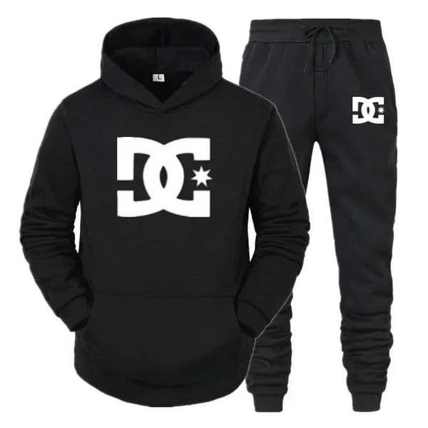 Mens Autumn and Winter New Zipper Sweatshirt and Casual Pants Two-Piece Set Fashionable Fitness and Sports Running Suit H251209