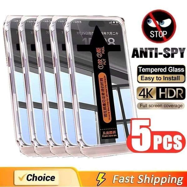 1-5PCS Privacy Screen Protector For Poco X7 Pro F7 X6 M7 M6 C75 X3 NFC C65 M5s F6 F5 F3 X5 X4 M4 M3 M2 Tempered Glass 26L0325