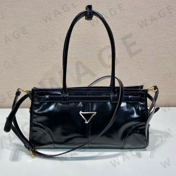 Vintage Waxed Leather Boston Bag for Women, Shoulder Crossbody Commuter Purse, Top Handle Underarm Tote, Casual Retro Handbag