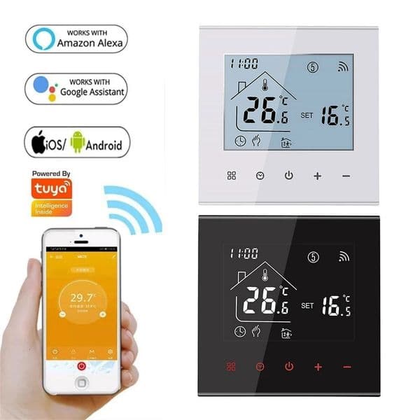 MINCO HEAT M4A Warm Floor Thermostat Tuya WiFi 3A 16A Electric/Gas Boiler/Water Heating Temperature Controller 1PC 260324