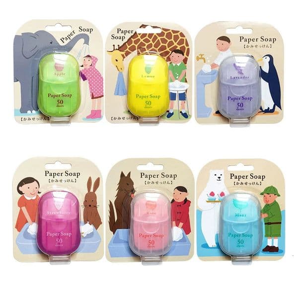 Box Disposable Soap Paper Travel Washing Hand Bath Clean Scented Slice Sheets Mini Bathroom Supplies 260325