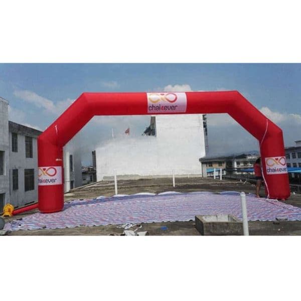 wholesale Outdoor Red Advertising Inflatable Door Arch Finish Line For Event/Party Or Advertising With Customized