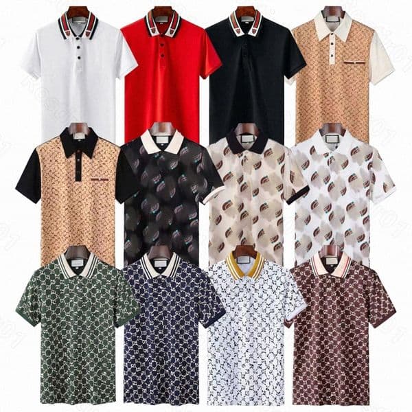 Mens Polo Shirt Designer Man Fashion Horse T Shirts Casual Men Golf Summer Polos Shirt Embroidery High Street Trend Top Tee Asian size o2MW#