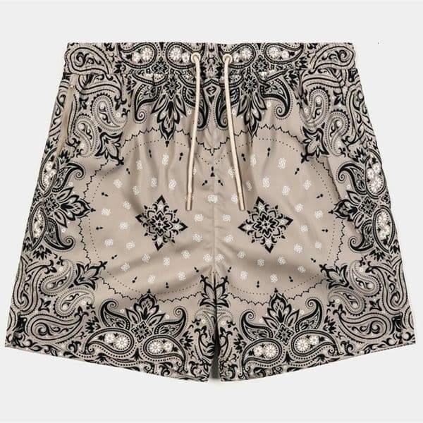 y Paisley Men Shorts Classic Fashion Graphic n Breathable Loose Beach Short Daily Casual Retro Board 260324BJ