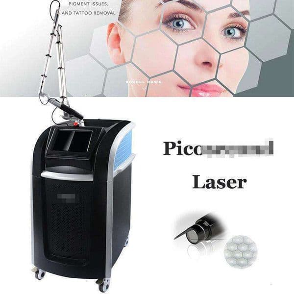 New Selling 532/755/1064Nm Picosecond Laser Carbon Peeling Tattoo Removal Skin Whitening Melanin Removes Machine Pico Nd Yag Cosmetology Machin