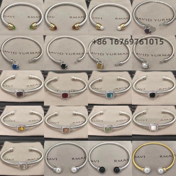 2026 New High Quality DY Style Bracelet Unisex Luxury Accessory with Classic Design Suitable for Both Men and Women SZ08