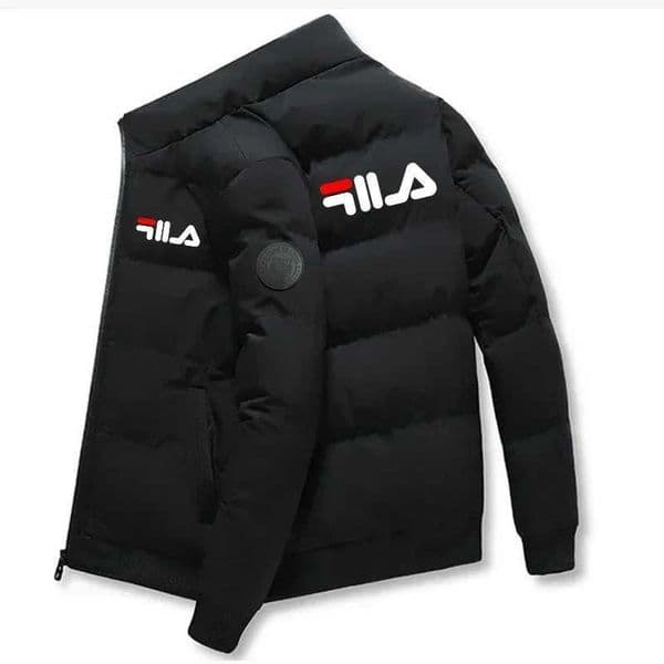 2025 Autumn Winter Mens Short Warm Coat Thick Windshield Casual Printed Zipper Jacket For Outdoor Activities And Street Style H251209